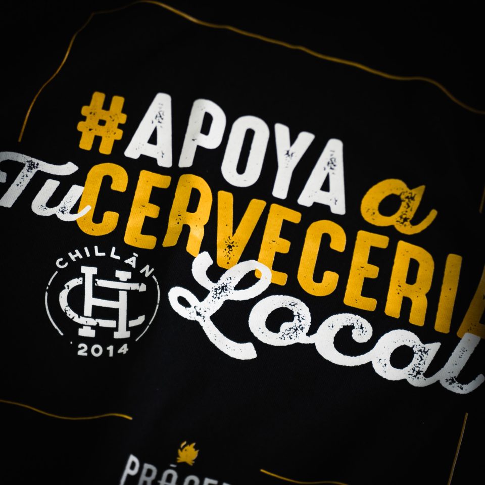 Polera RETRO "Apoya a tu cervecería local" UNISEX